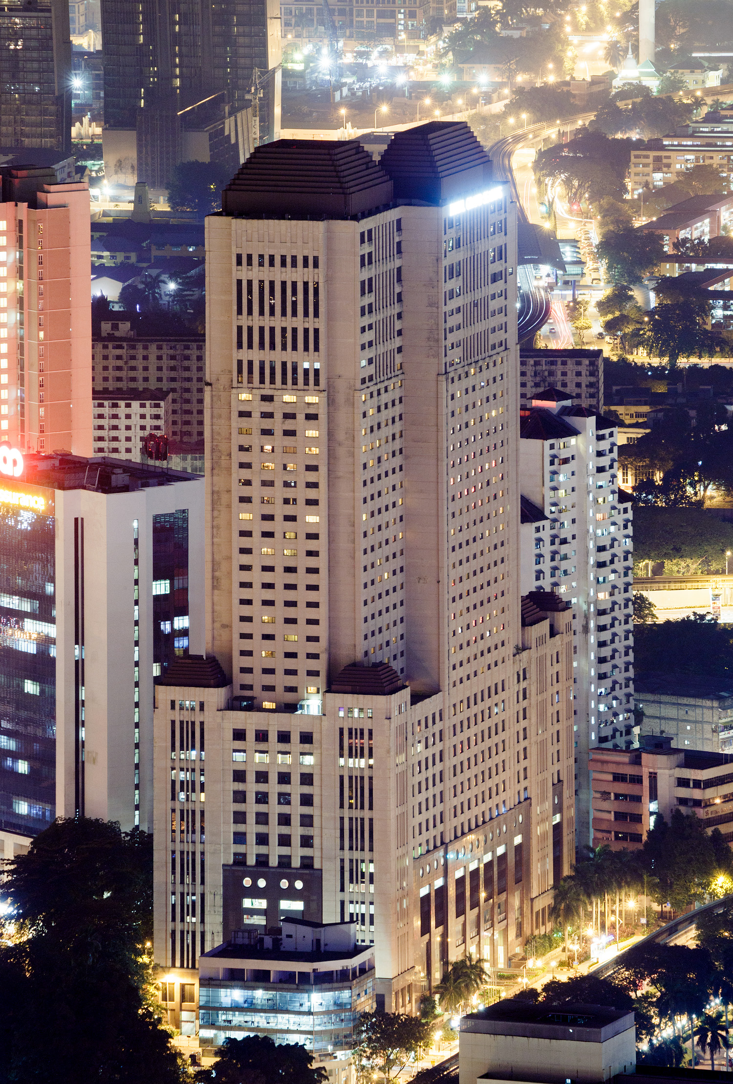 Grand Seasons Hotel, Kuala Lumpur - View from KL Tower. © Mathias Beinling